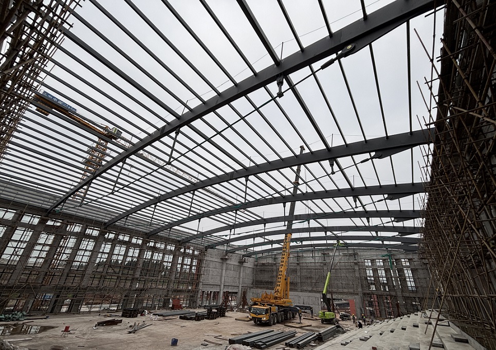 Projek Struktur Keluli Gimnasium Sekolah